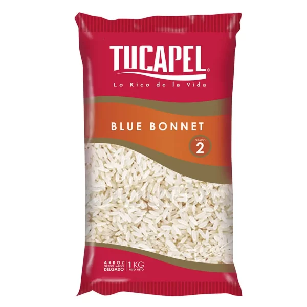 arroz tucapel blue bonnet grado 2 de 1kg