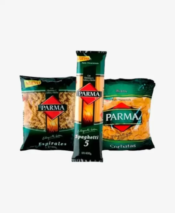 FIDEOS PARMA 400 GRAMOS ESPIRALES-SPAGUETTI-MOSTACCIOLI emporiosantacecilia.cl 2